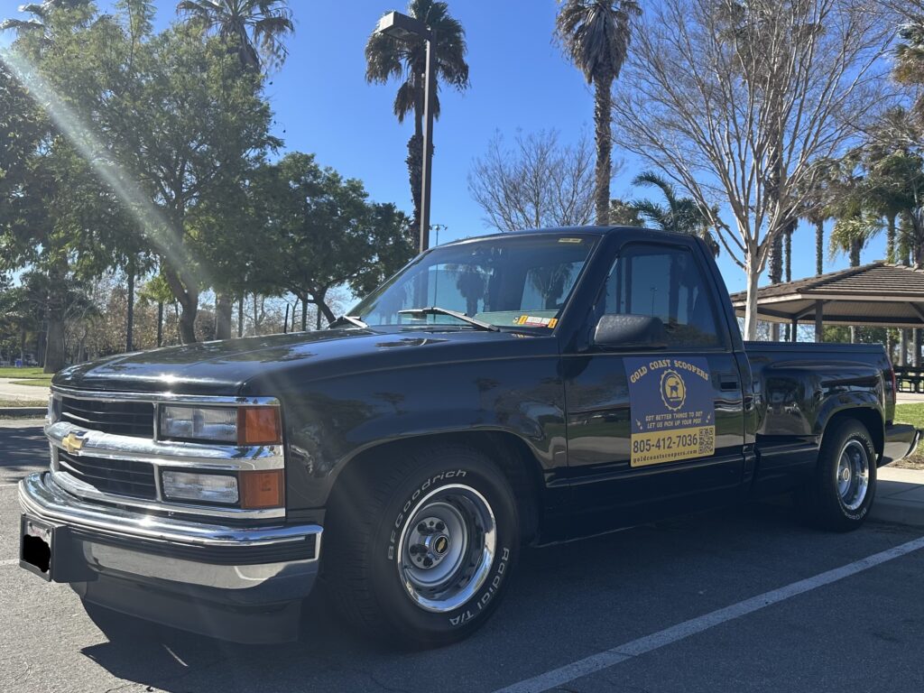 Gold Coast Scoopers Chevy Stepside ready to be put to work!